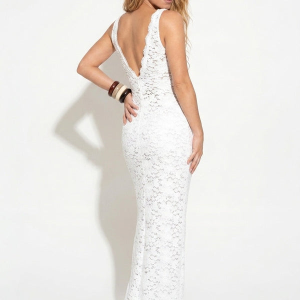Aurélie Lace Elegance Maxi Dress